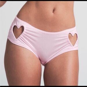 SKIMS Cotton Jersey Heart Cherry Blossom Boyshort